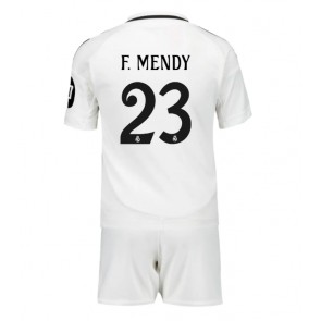 Real Madrid Ferland Mendy #23 Hemmakläder Barn 2024-25 Kortärmad (+ Korta byxor)